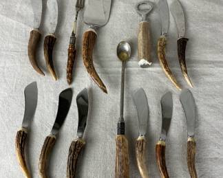 Antler-Handled Flatware Assortment