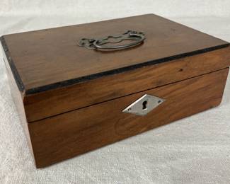19th Century Wooden Document Box