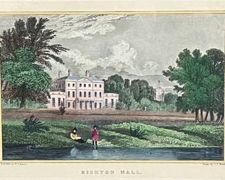 W. Faithorn Engravings, Bishton Hall and Denton House