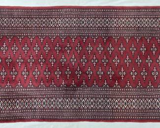 Hand Knotted Bokhara Rug