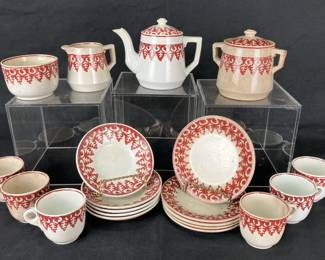 Child's Staffordshire Tea Set