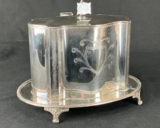 Silverplate Biscuit Barrel