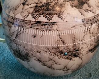 NATIVE AMERICAN HORSEHAIR POTTERY