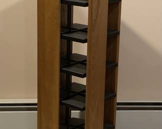 CD/DVD rotating rack