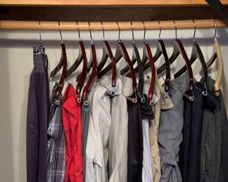 Luggage, gym bags/carry ons/shorts and workout wear (38” - 40” waist)