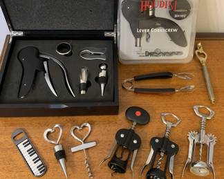 Wine bottle openers and soda/beer cap openers