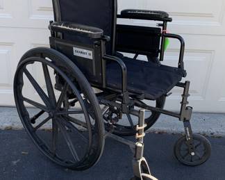 Chariot III wheelchair minus leg/foot supports.