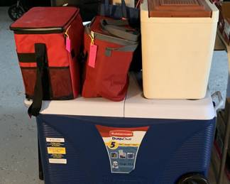 Coolers and insulated bags.