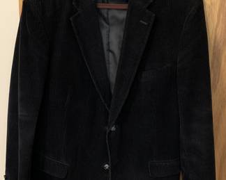 Black corduroy blazer - 44R