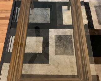 Top view of coffee table