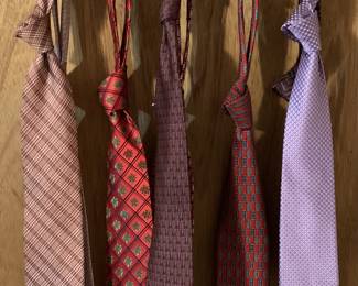 Silk ties from top designers