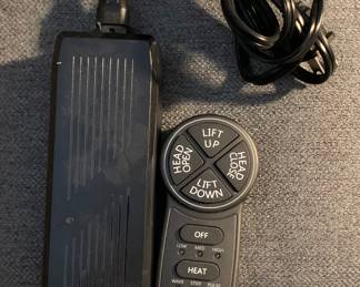 Controls for electronic chair