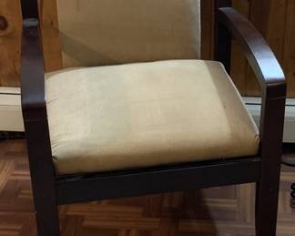 Upholstered wood chair