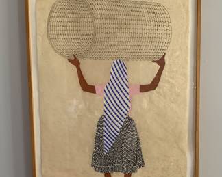 Silkscreen on paper by American artist Judith Shawn (1929-2009). Signed and numbered 19/100.Frame: 27 1/2” x 39 7/8”