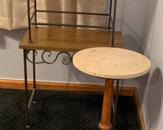 Small occasional tables and stand