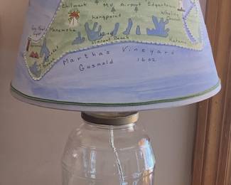 Martha’s Vineyard souvenir lamp.