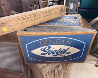 Golden Goebel Light Lager Beer Case!