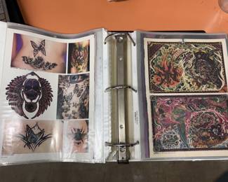 Lots of Tattoo Flash Art Sample Books!