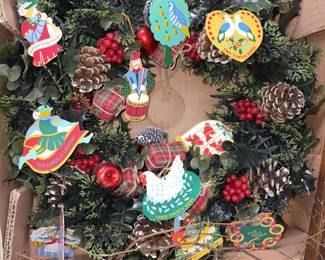 12 Days of Christmas Wreath!