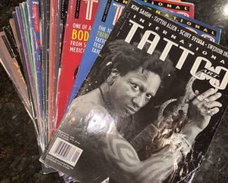 International Tattoo Art Magazines 1990s & 2000s!