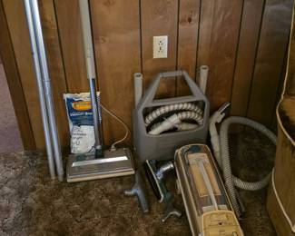 Vintage Electrolux 1401 Super J Gold Jubilee Canister Vacuum Cleaner