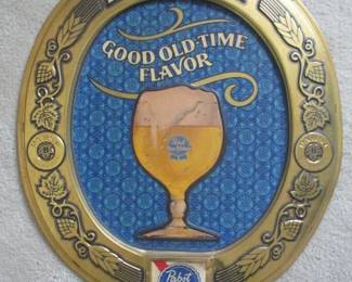 Vintage PBR Pabst Blue Ribbon Beer Sign
