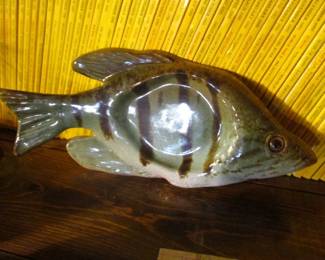 Perch Dish "Glazed Ceramic"
