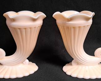 PINK GLASS HORNS