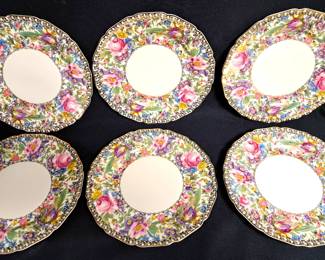 ROSENTHAL GARDEN CAPRICE SALAD PLATES