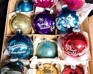 VINTAGE CHRISTMAS ORNAMENTS