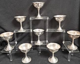 SILVER GOBLETS NO SHIPPING ON SILVER