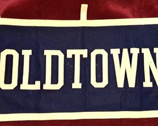 OLDTOWN WINSTON SALEM FELT BAND PENANT BANNER