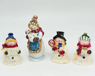 164 DecorativeSnowmanFigurineOrnament