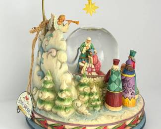 18 JimShoreHeartwoodCreekBeholdTheBlessedBirthMusicalFigurine