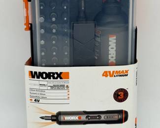 209 WorxWX240L4VMaxLithiumCordlessScrewdriverSet
