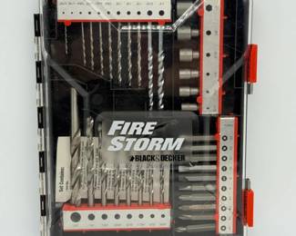 63 BlackDeckerFireStormDrillBitSet