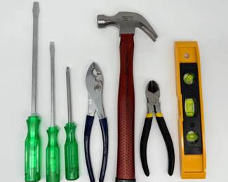 165 ScrewdriversPliersHammerCuttingPliersLevelSet