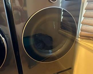 LG dryer with pedestal stand