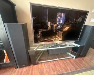 TV with speaker setup