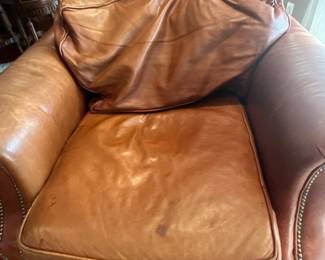 Leather armchair