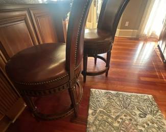 Leather Barstools