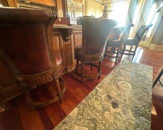 Leather Barstools 4 available