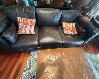 Leather couch