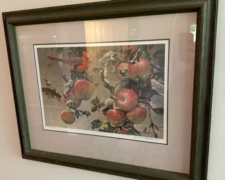 Hand signed print.
