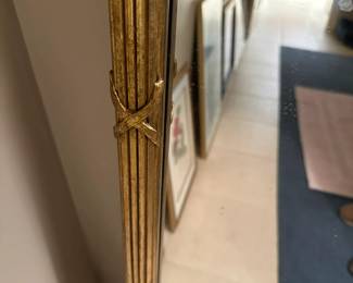Gilded wood mirror