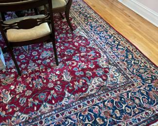 Vintage Persian rug. Alternate view.