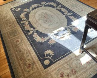 Decorative area rug.