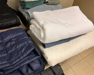 Blankets and towels