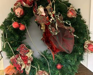 Holiday wreath.