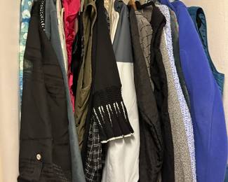 Men's and women's clothing.